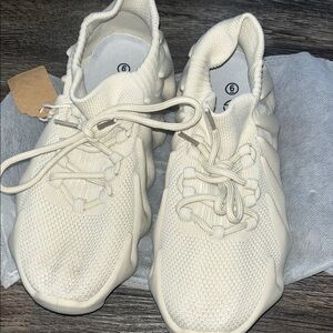& Other Stories Cream Kids Shoes